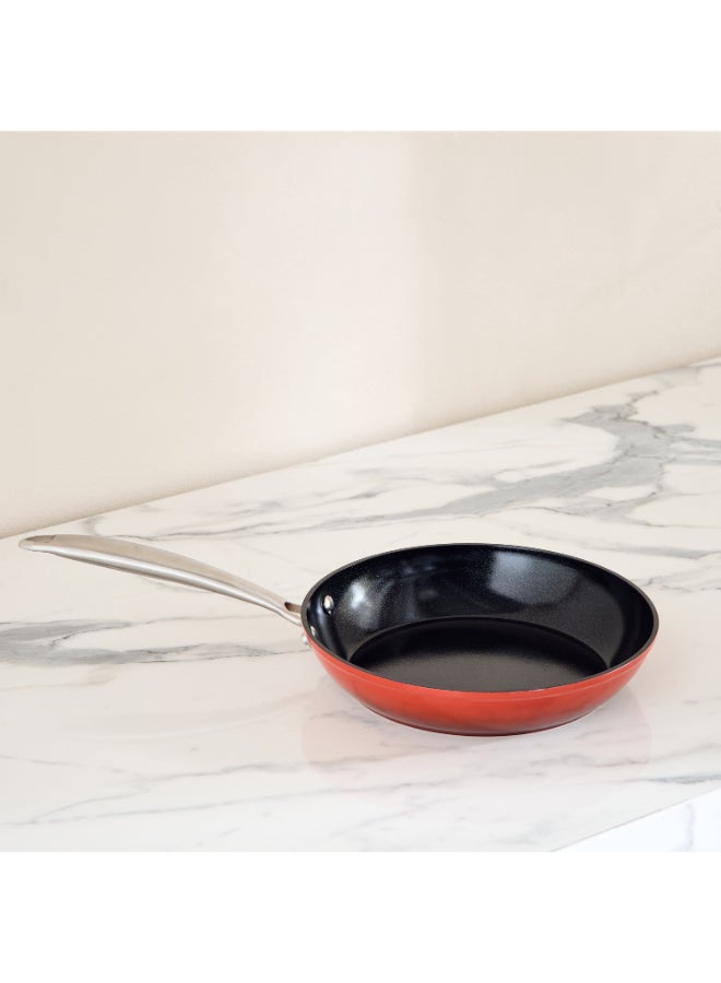 Home Box Induction Fry Pan - Red and Black - 24 cm - Image 2